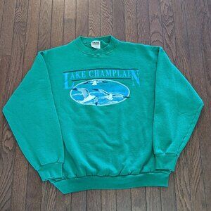 Vintage Lake Champlain Tultex Crewneck - Size L